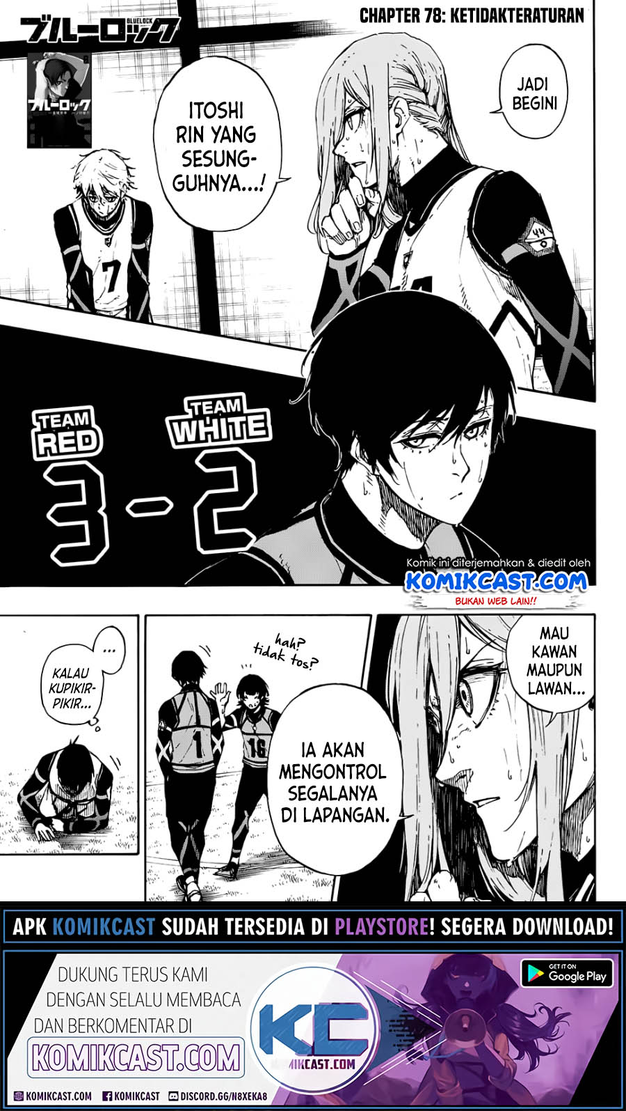 Dilarang COPAS - situs resmi www.mangacanblog.com - Komik blue lock 078 - chapter 78 79 Indonesia blue lock 078 - chapter 78 Terbaru 1|Baca Manga Komik Indonesia|Mangacan