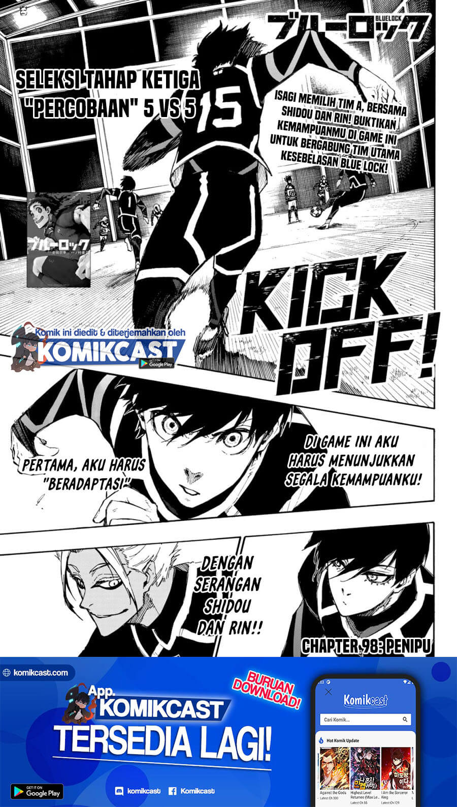 Dilarang COPAS - situs resmi www.mangacanblog.com - Komik blue lock 098 - chapter 98 99 Indonesia blue lock 098 - chapter 98 Terbaru 1|Baca Manga Komik Indonesia|Mangacan