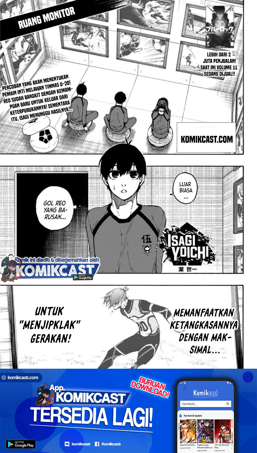 Blue Lock Chapter 107 Bahasa Indonesia