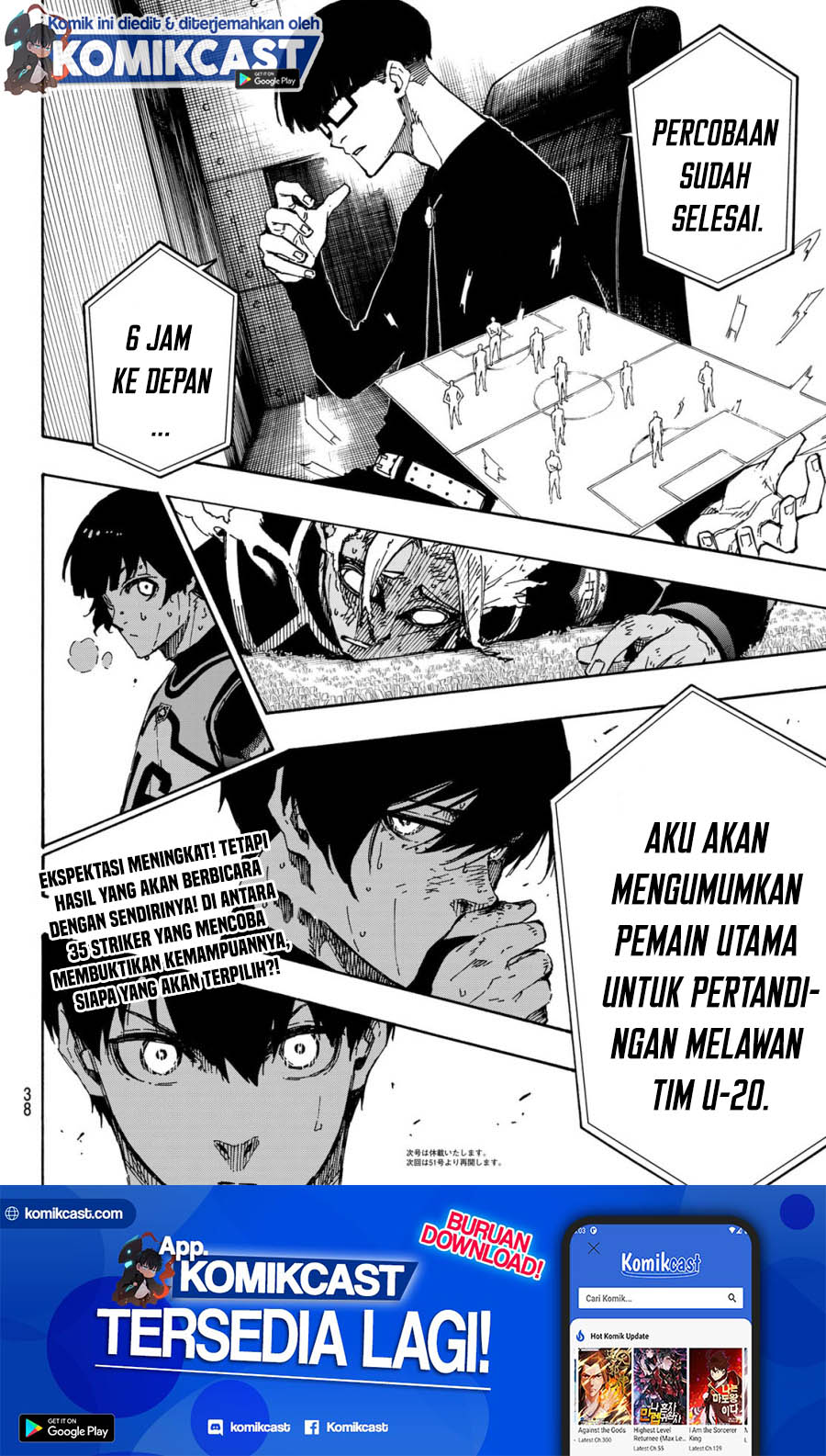 Blue Lock Chapter 107 Bahasa Indonesia