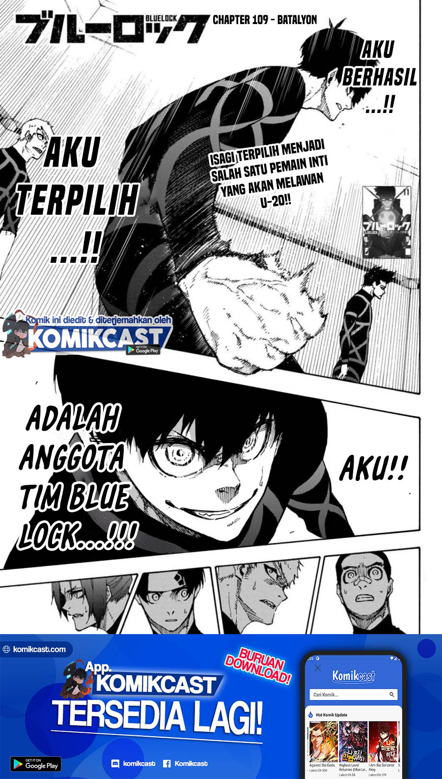 Dilarang COPAS - situs resmi www.mangacanblog.com - Komik blue lock 109 - chapter 109 110 Indonesia blue lock 109 - chapter 109 Terbaru 1|Baca Manga Komik Indonesia|Mangacan