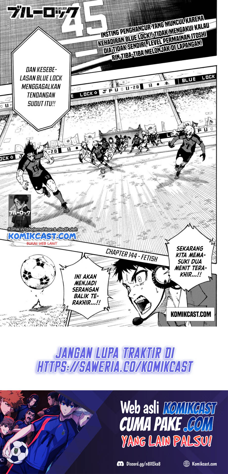 Dilarang COPAS - situs resmi www.mangacanblog.com - Komik blue lock 144 - chapter 144 145 Indonesia blue lock 144 - chapter 144 Terbaru 1|Baca Manga Komik Indonesia|Mangacan