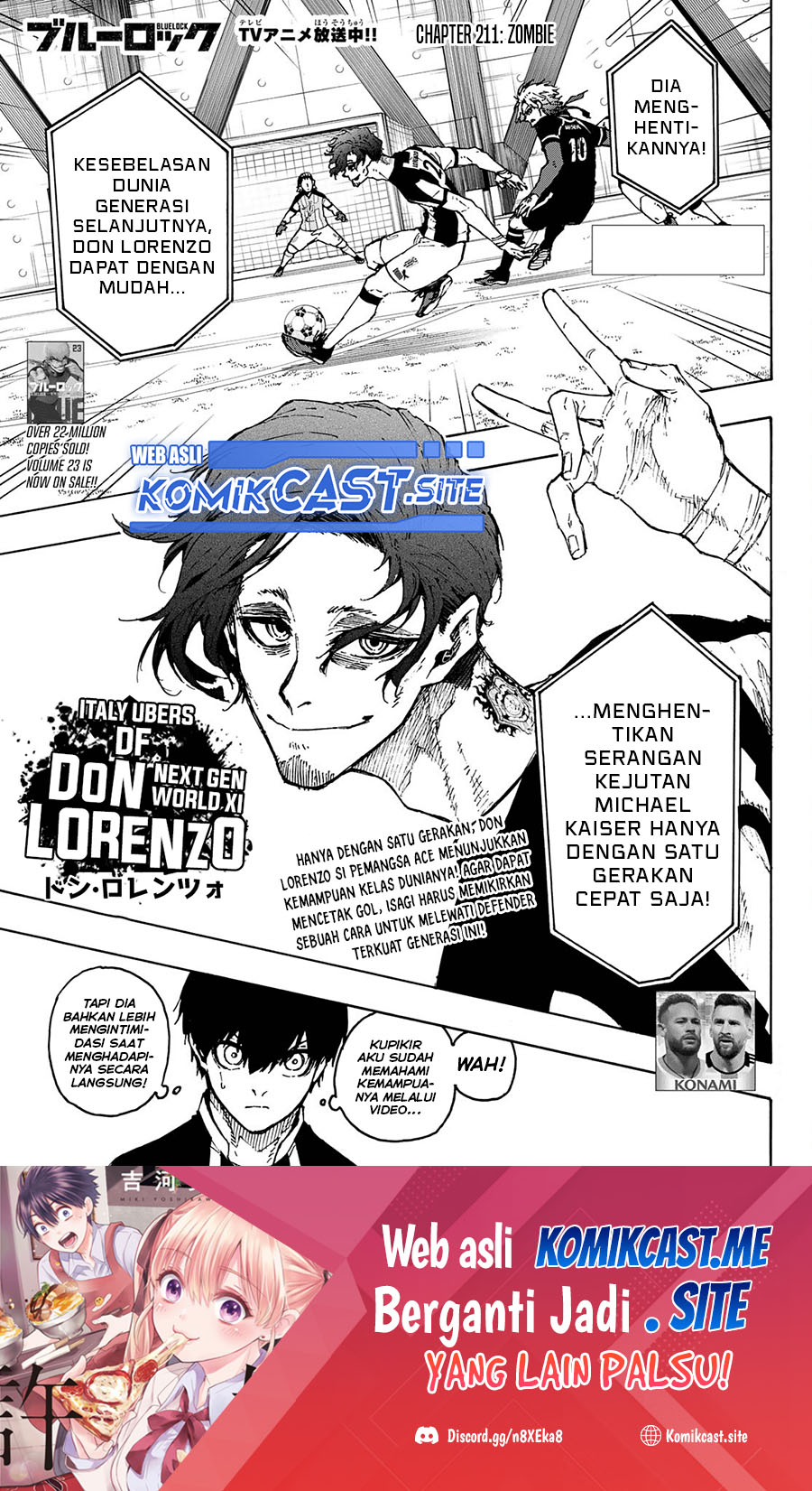 Dilarang COPAS - situs resmi www.mangacanblog.com - Komik blue lock 211 - chapter 211 212 Indonesia blue lock 211 - chapter 211 Terbaru 1|Baca Manga Komik Indonesia|Mangacan