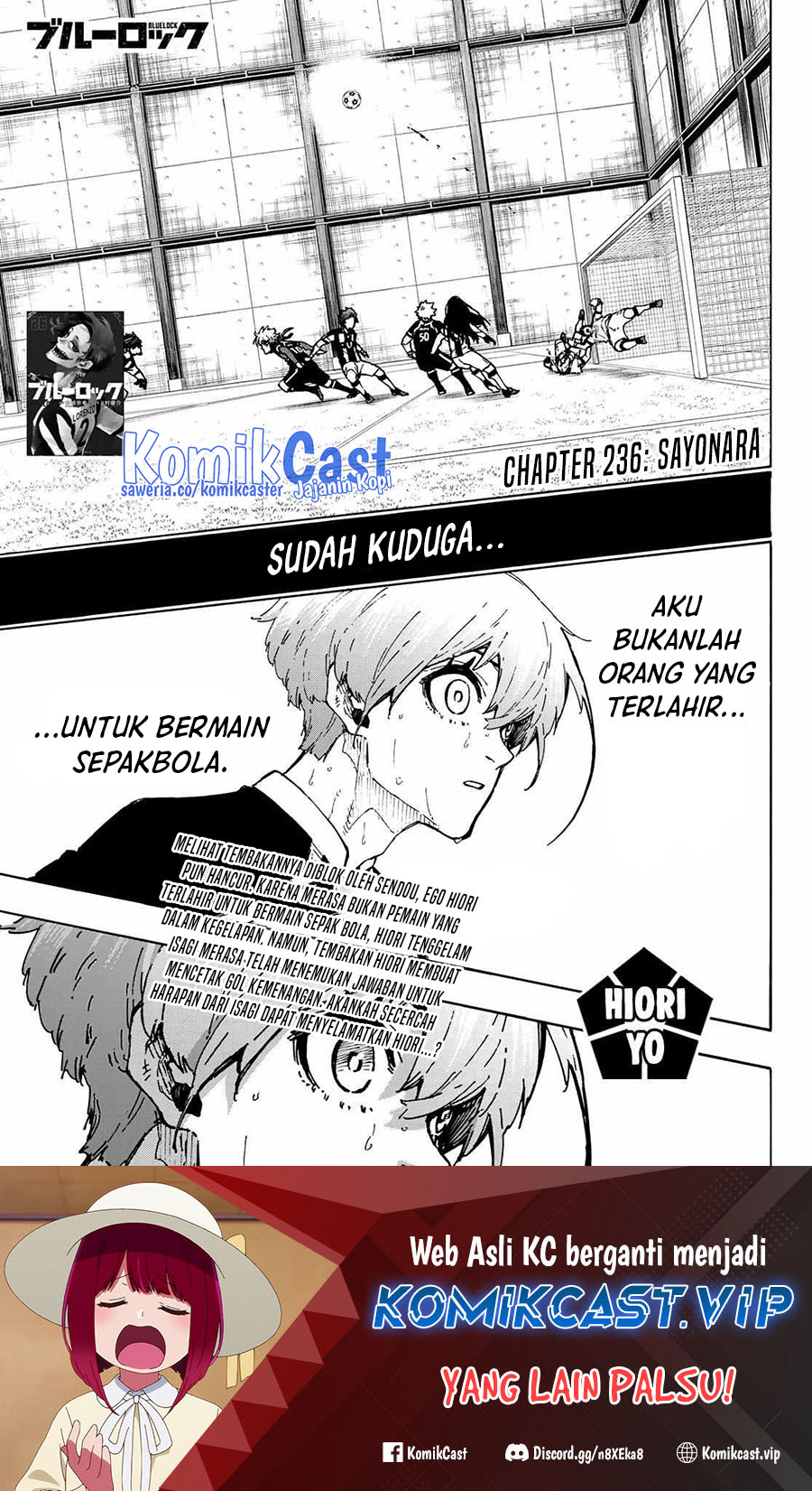 Blue Lock Chapter 236 Bahasa Indonesia