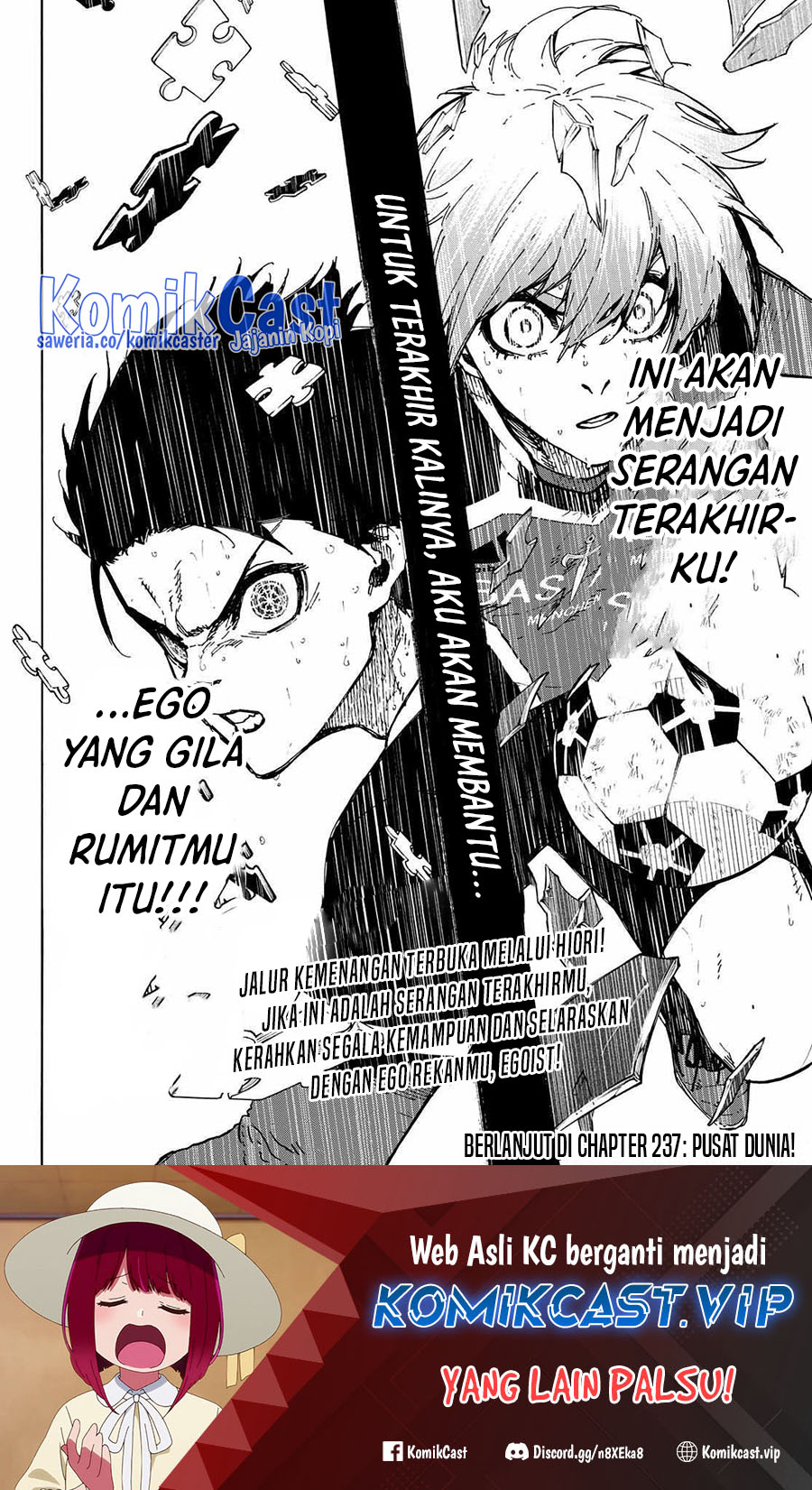 Blue Lock Chapter 236 Bahasa Indonesia