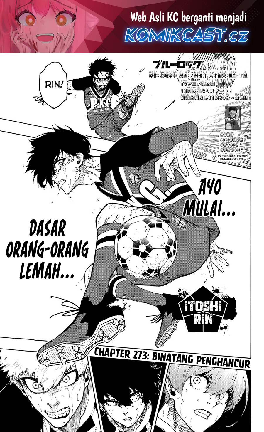 Dilarang COPAS - situs resmi www.mangacanblog.com - Komik blue lock 273 - chapter 273 274 Indonesia blue lock 273 - chapter 273 Terbaru 1|Baca Manga Komik Indonesia|Mangacan