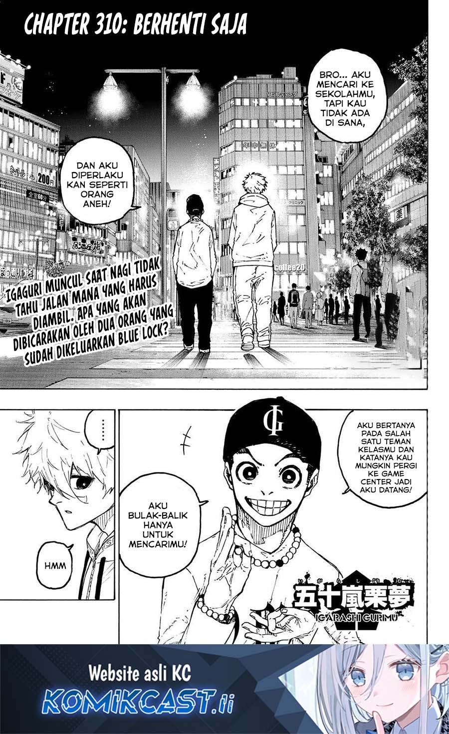 Blue Lock Chapter 310 Bahasa Indonesia