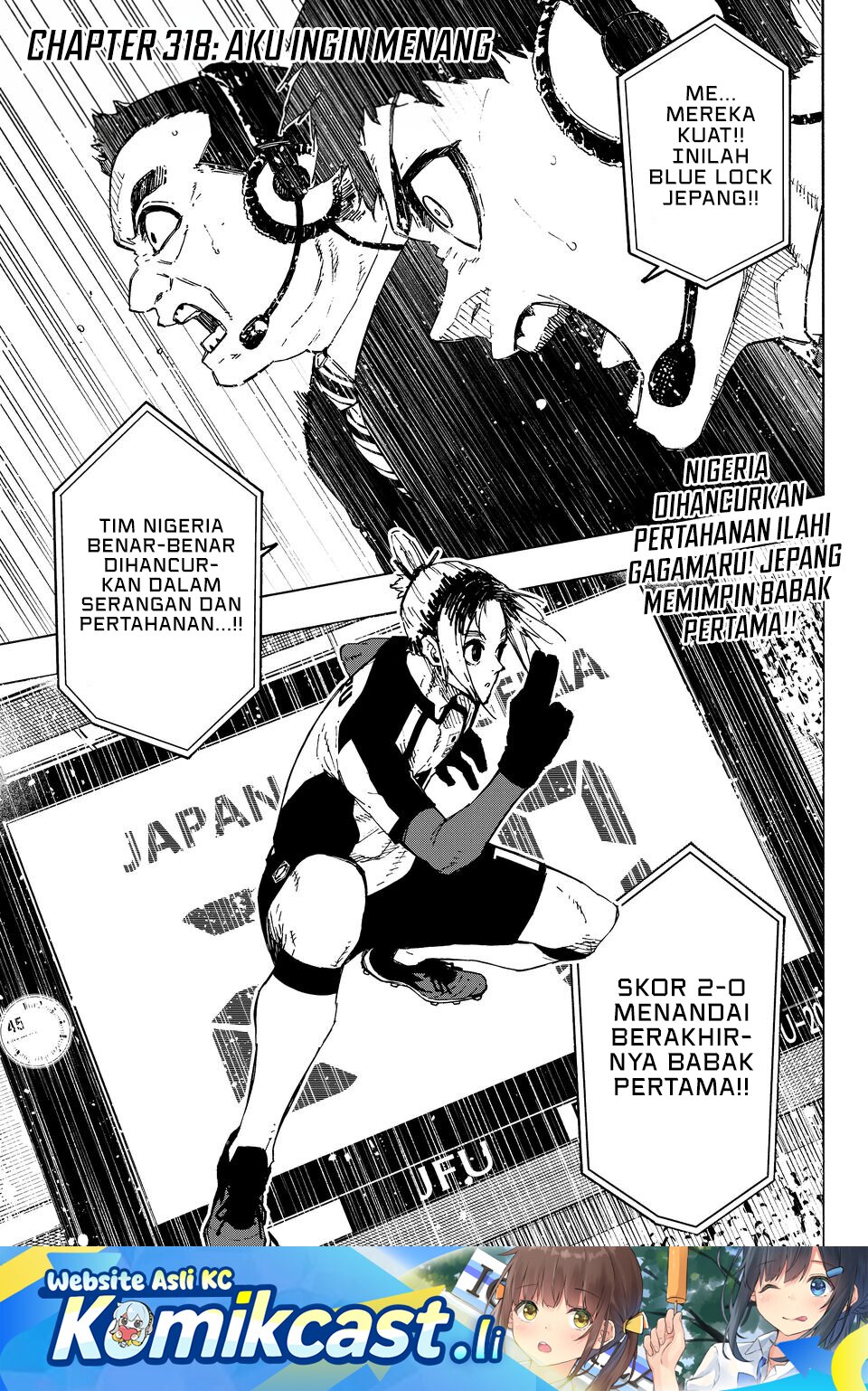 Blue Lock Chapter 318 Bahasa Indonesia