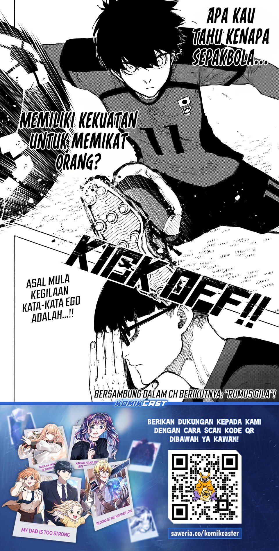 Blue Lock Chapter 318 Bahasa Indonesia