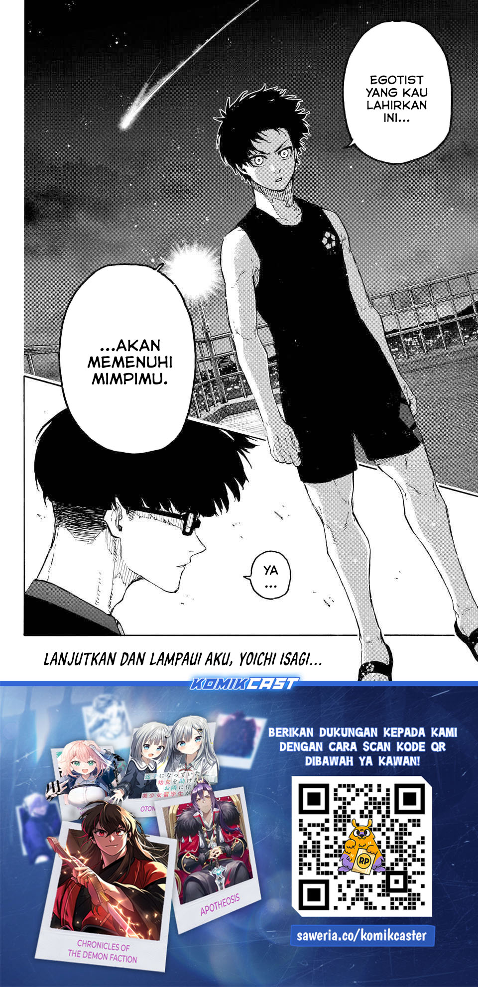 Blue Lock Chapter 328 Bahasa Indonesia