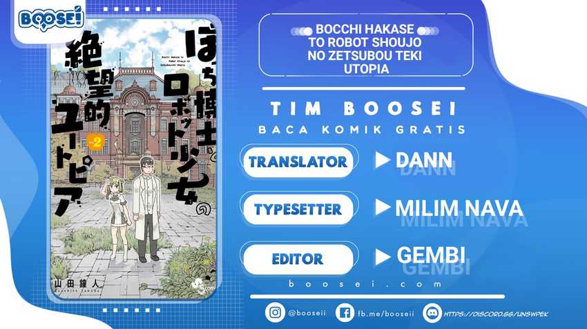 Bocchi Hakase to Robot Shoujo no Zetsubou Teki Utopia Chapter 33 END Bahasa Indonesia