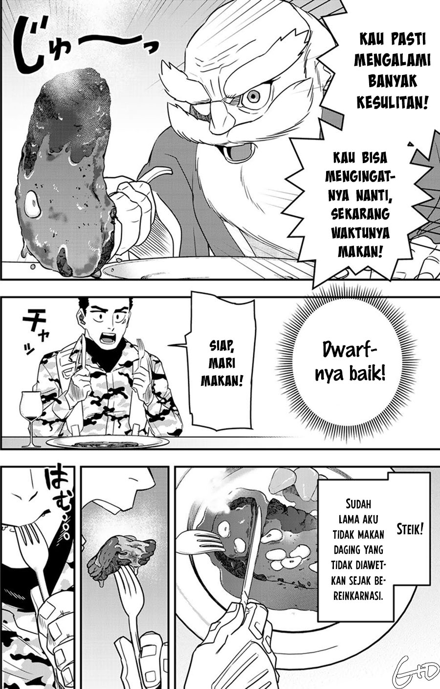 Bocchi Jieikan no Isekai Funsenki chapter 4