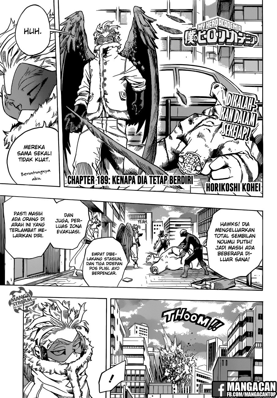 Boku no Hero Academia Chapter 189 Bahasa Indonesia
