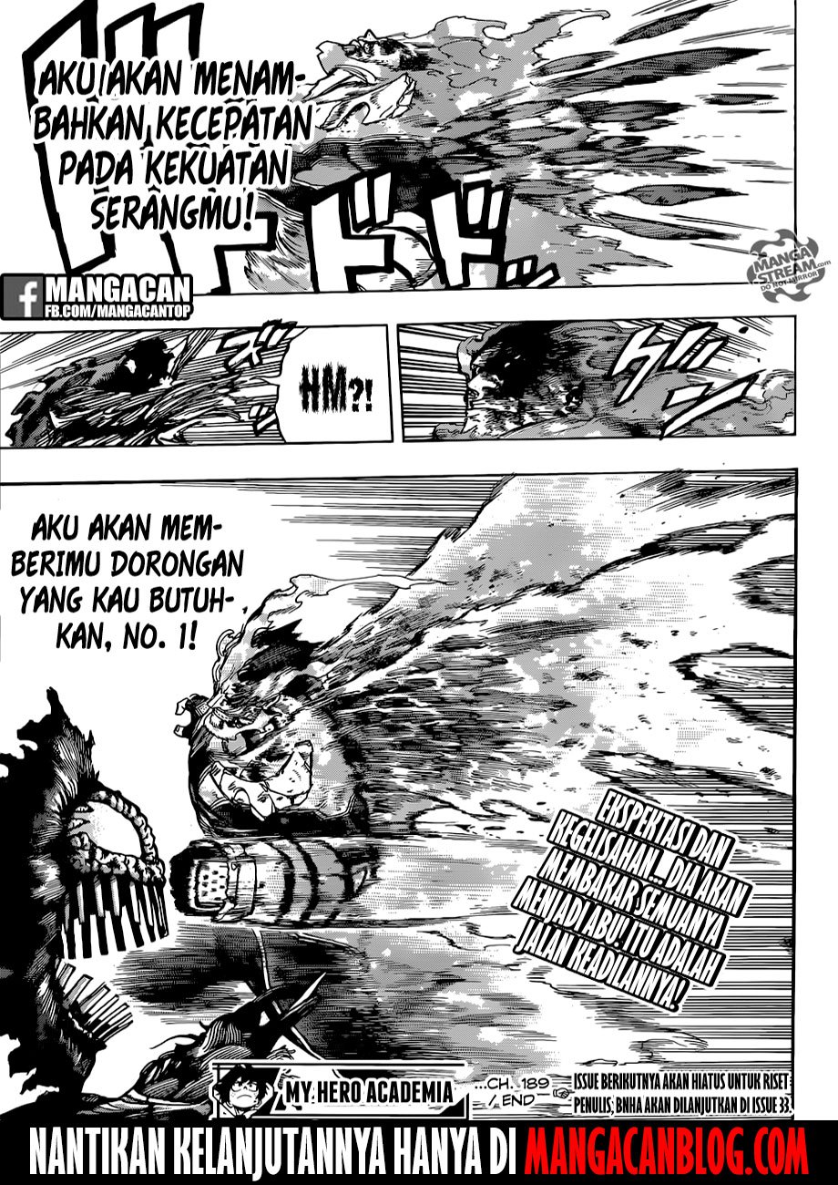 Boku no Hero Academia Chapter 189 Bahasa Indonesia