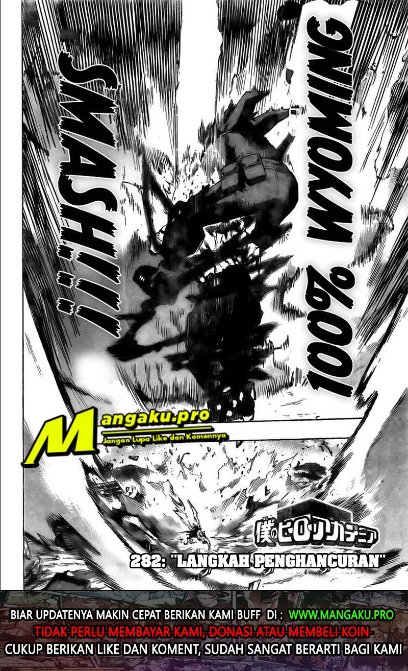 Boku no Hero Academia chapter 282