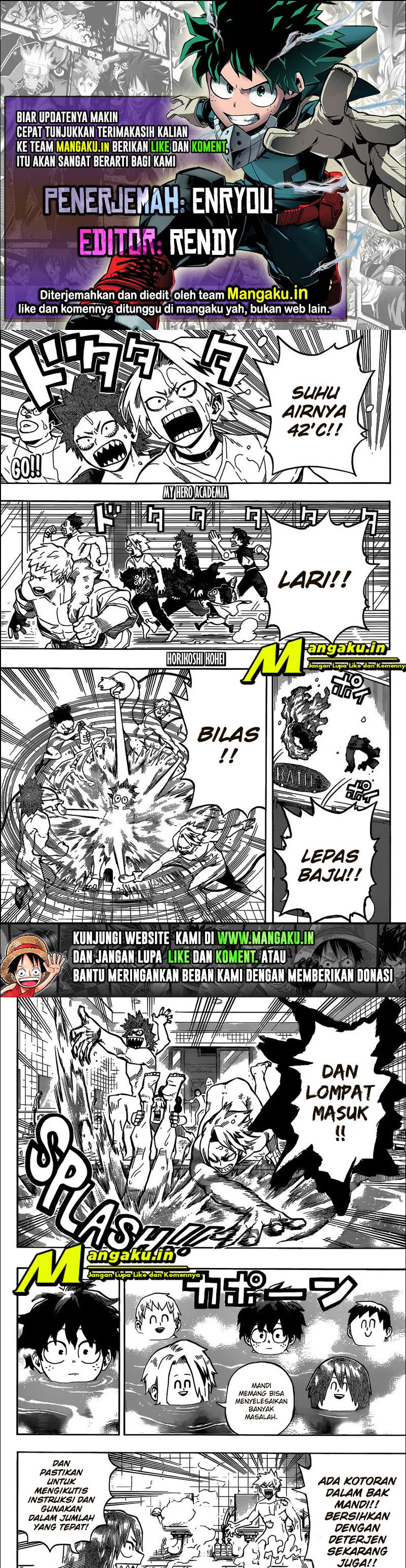 Boku no Hero Academia chapter 327