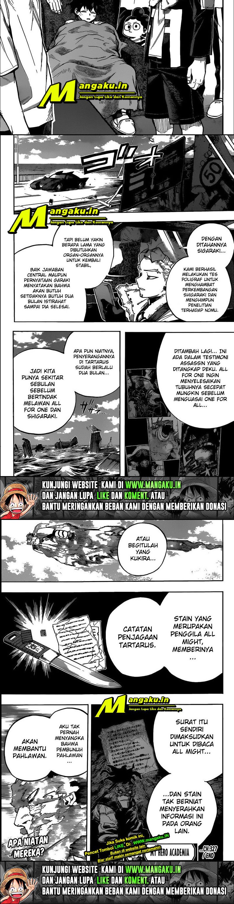 Boku no Hero Academia chapter 327