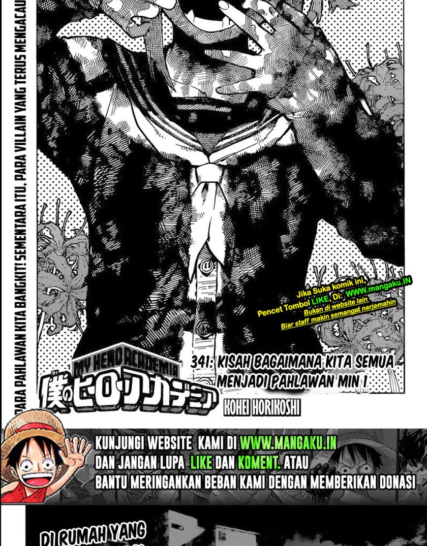 Boku no Hero Academia chapter 341