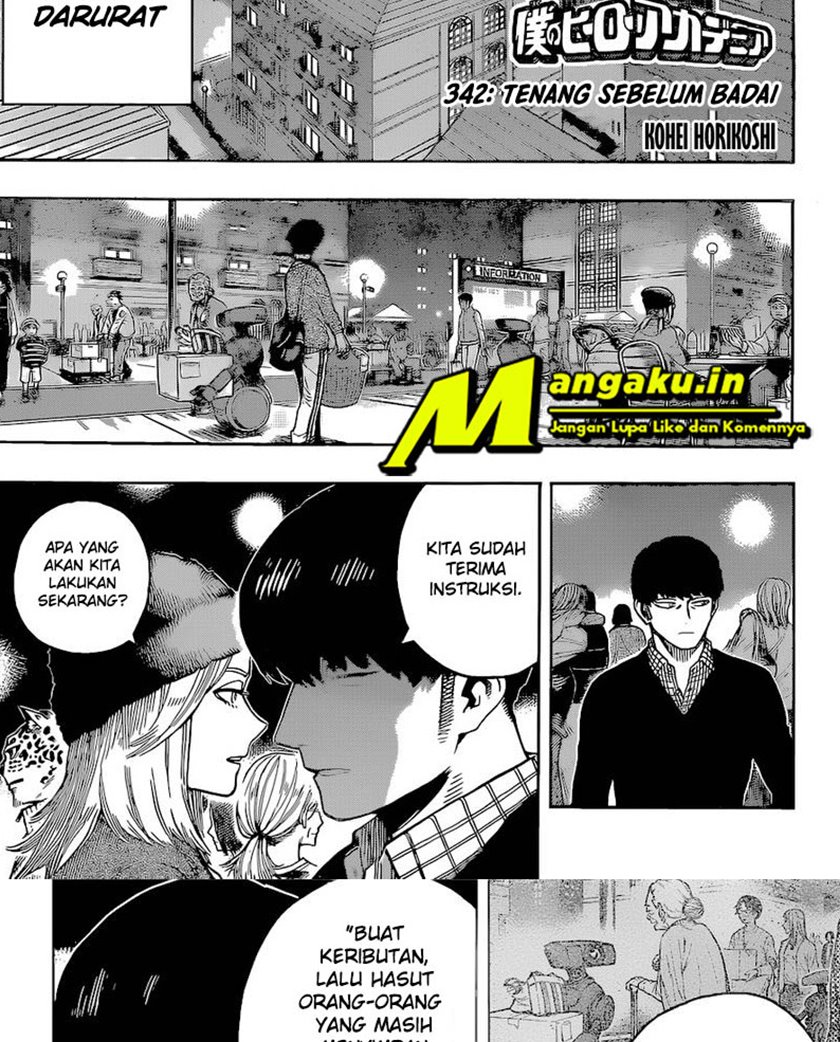 Boku no Hero Academia chapter 342