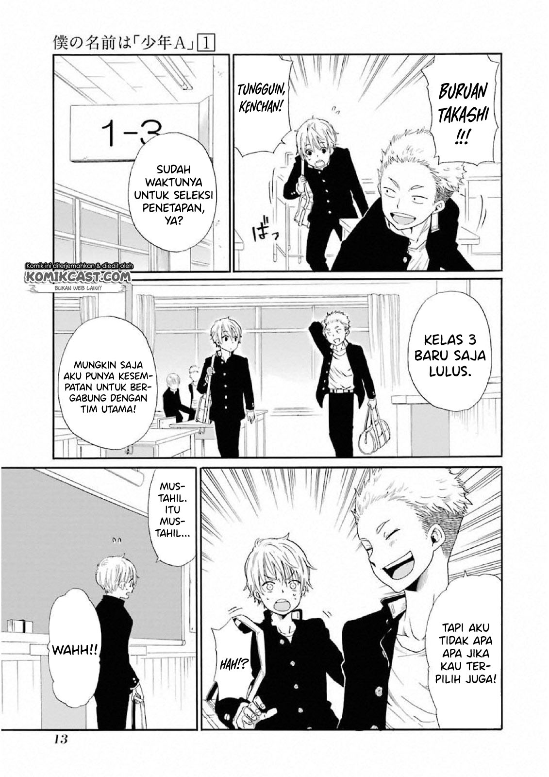Boku no Namae wa “Shounen A” Chapter 01 Bahasa Indonesia