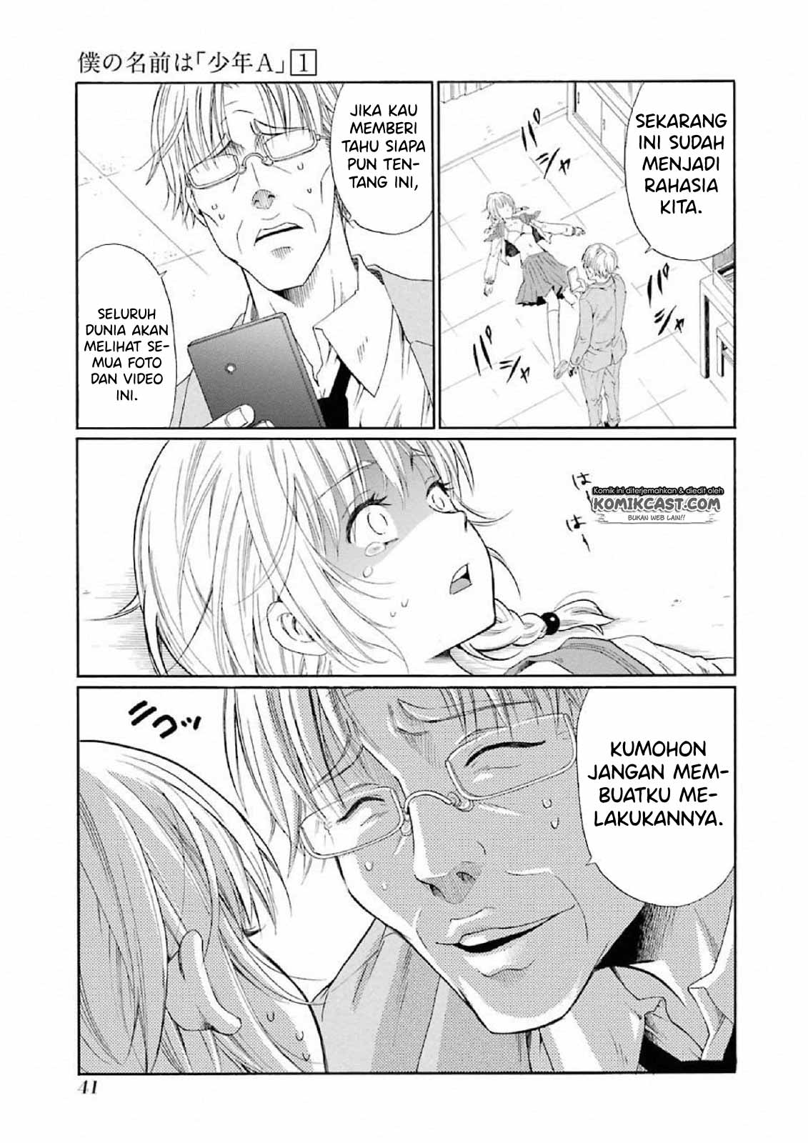 Boku no Namae wa “Shounen A” Chapter 01 Bahasa Indonesia