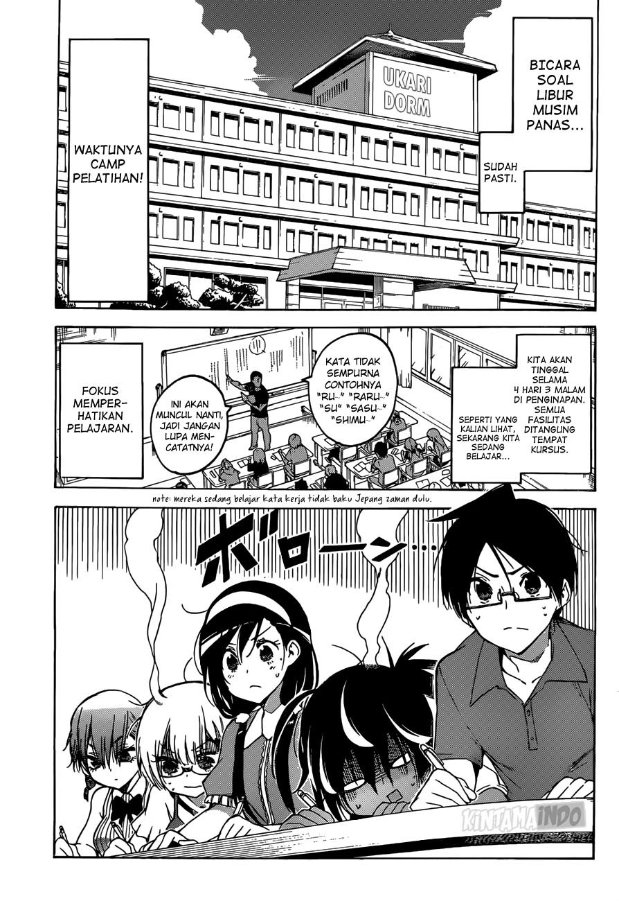 Bokutachi wa Benkyou ga Dekinai chapter 50