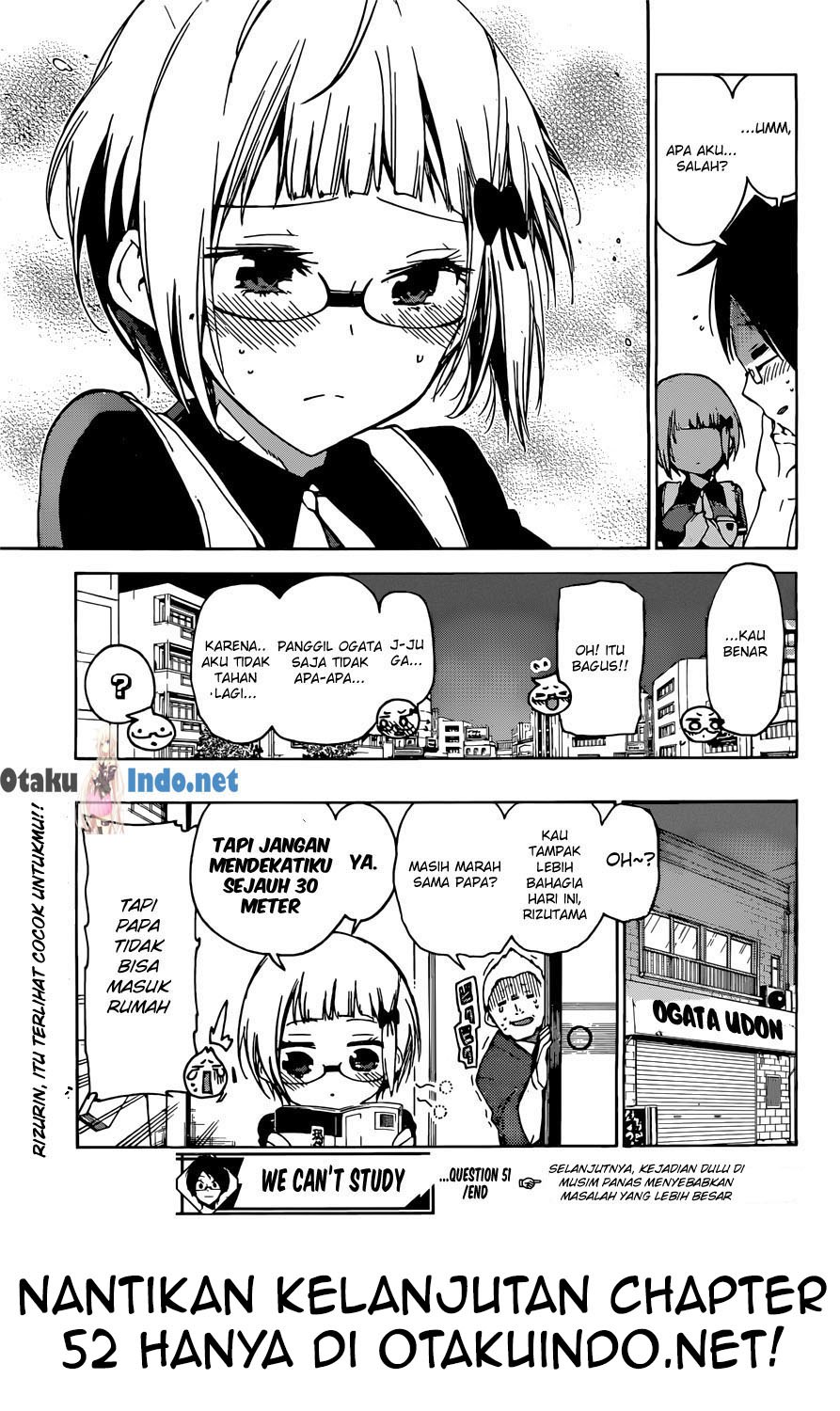 Bokutachi wa Benkyou ga Dekinai chapter 51