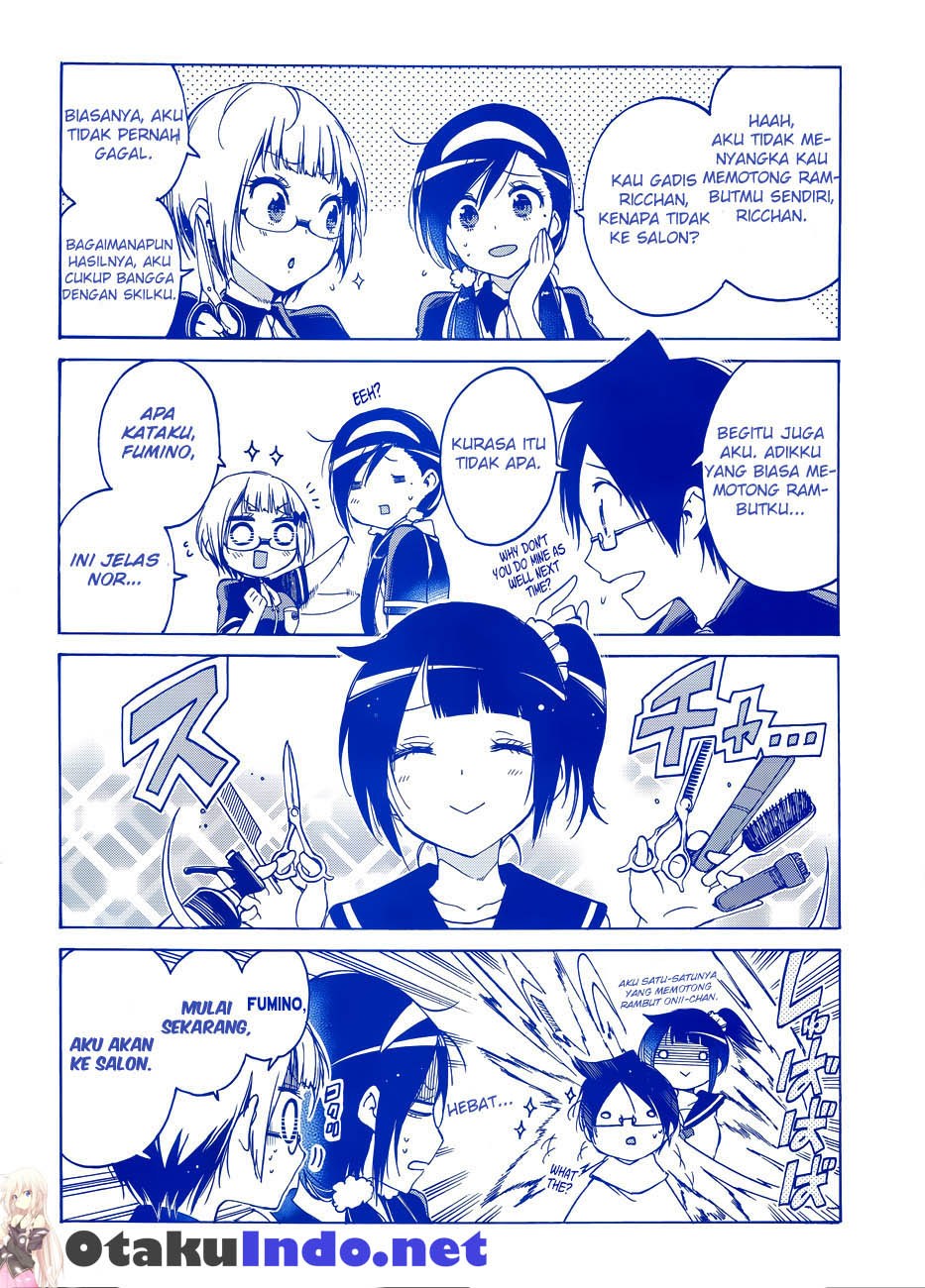 Bokutachi wa Benkyou ga Dekinai Chapter 57 Bahasa Indonesia