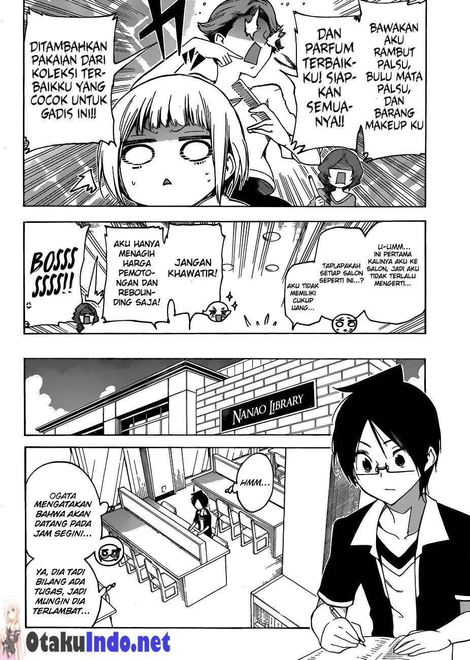 Bokutachi wa Benkyou ga Dekinai Chapter 57 Bahasa Indonesia