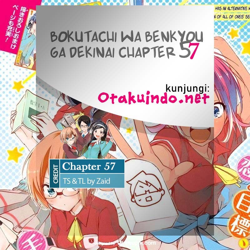 Bokutachi wa Benkyou ga Dekinai Chapter 57 Bahasa Indonesia