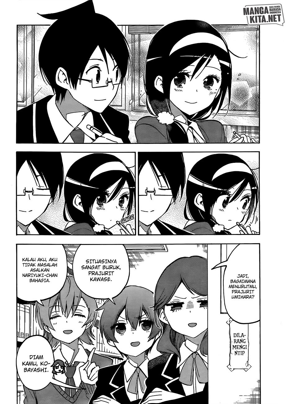 Bokutachi wa Benkyou ga Dekinai Chapter 90 Bahasa Indonesia