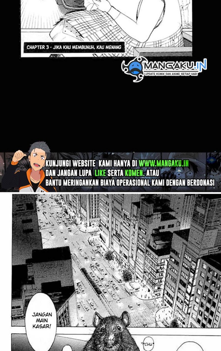 Bokutachi ga Yarimashita Chapter 03.1 Bahasa Indonesia