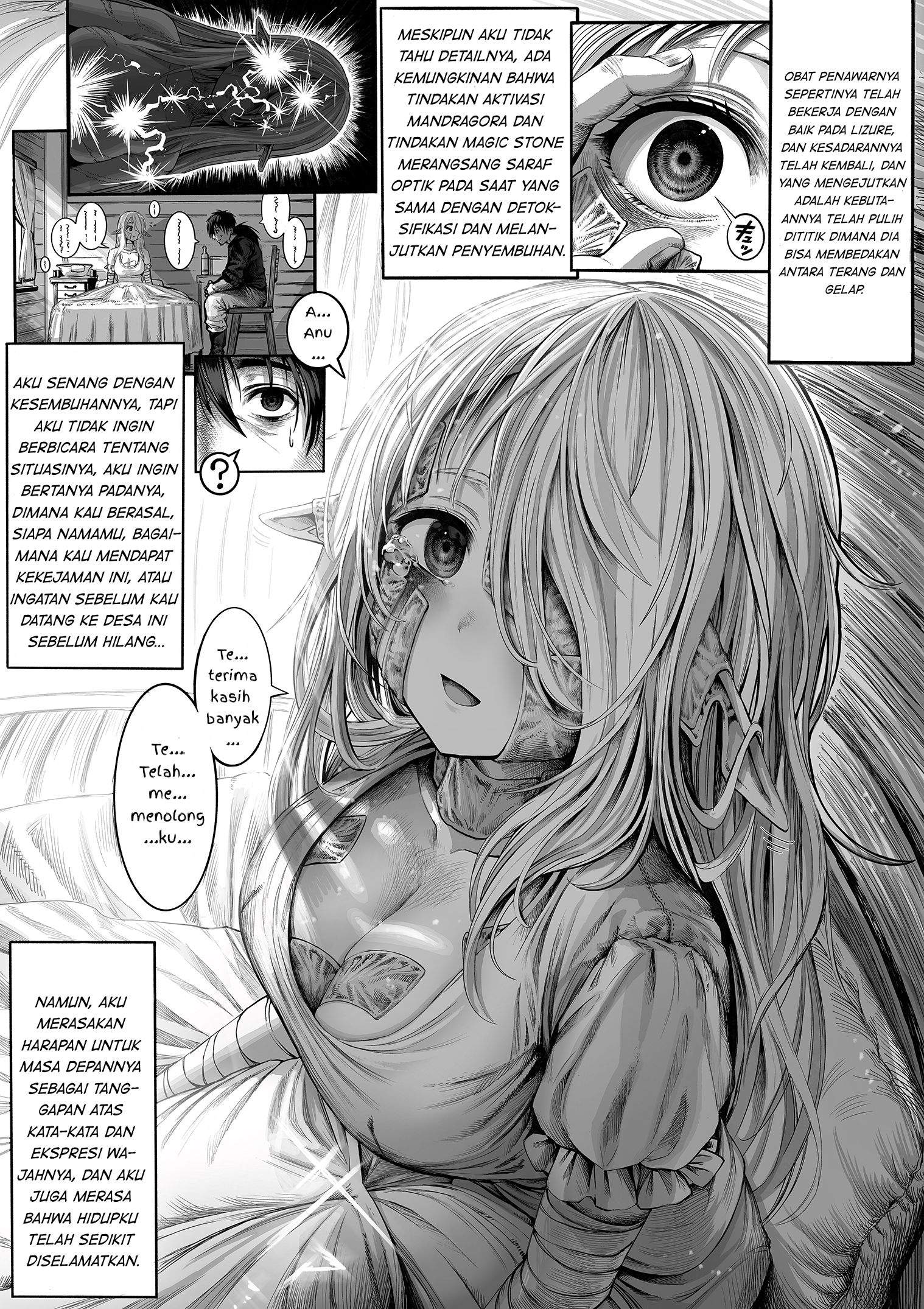 Boroboro no Elf-san o Shiawaseni suru Kusuri Uri-san Chapter 20 Bahasa Indonesia