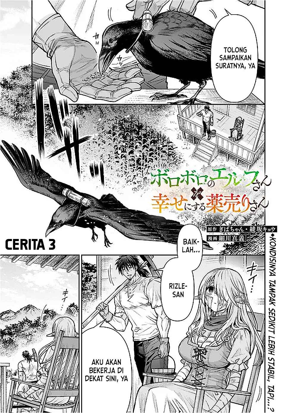Boroboro no Elf-san wo Shiawase ni Suru Kusuriuri-san chapter 3