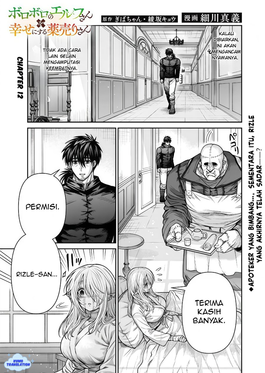 Boroboro no Elf-san wo Shiawase ni Suru Kusuriuri-san chapter 12