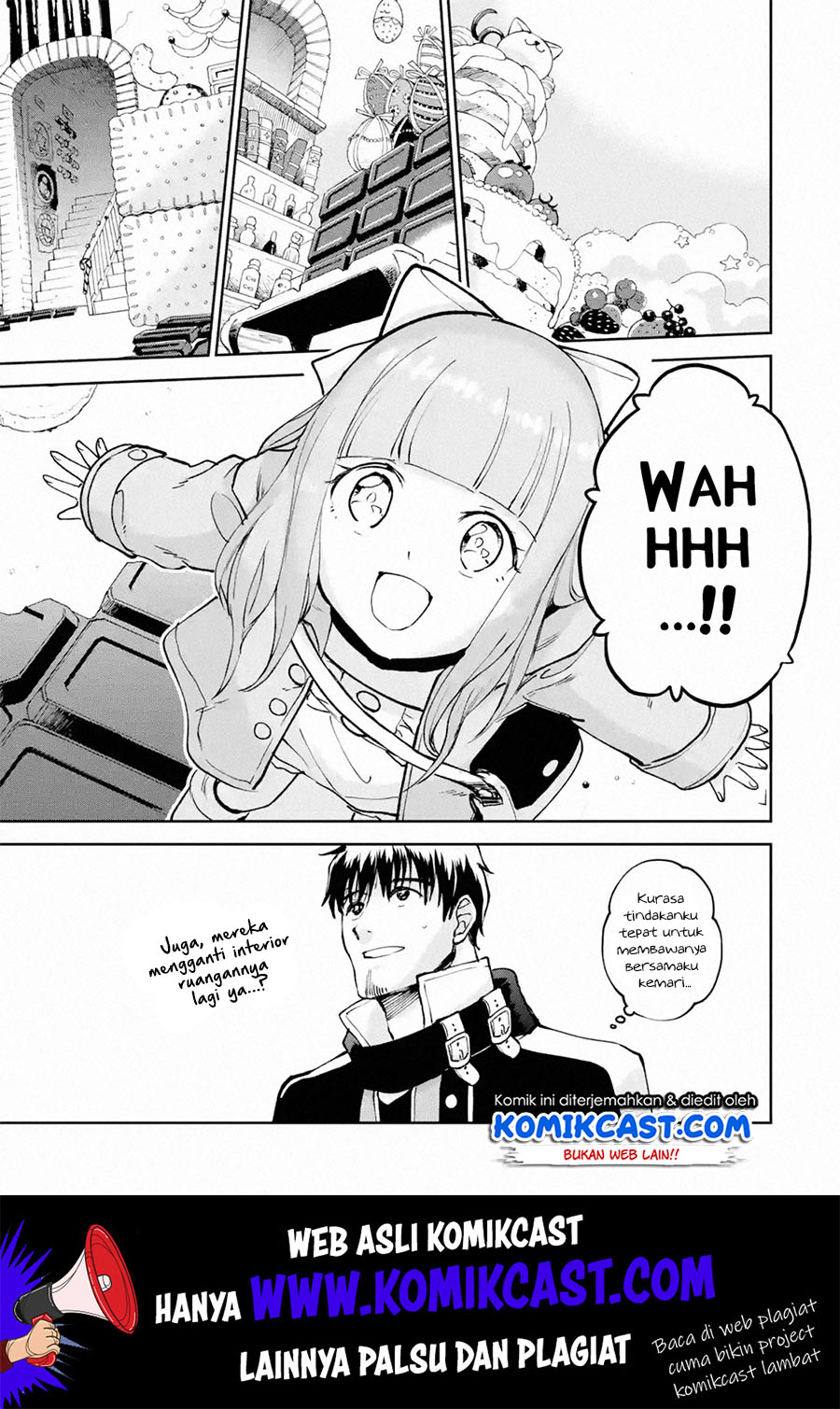 Boukensha License o Hakudatsu Sareta Ossan Dakedo, Manamusume ga Dekita no de Nonbiri Jinsei Chapter 18.1 Bahasa Indonesia