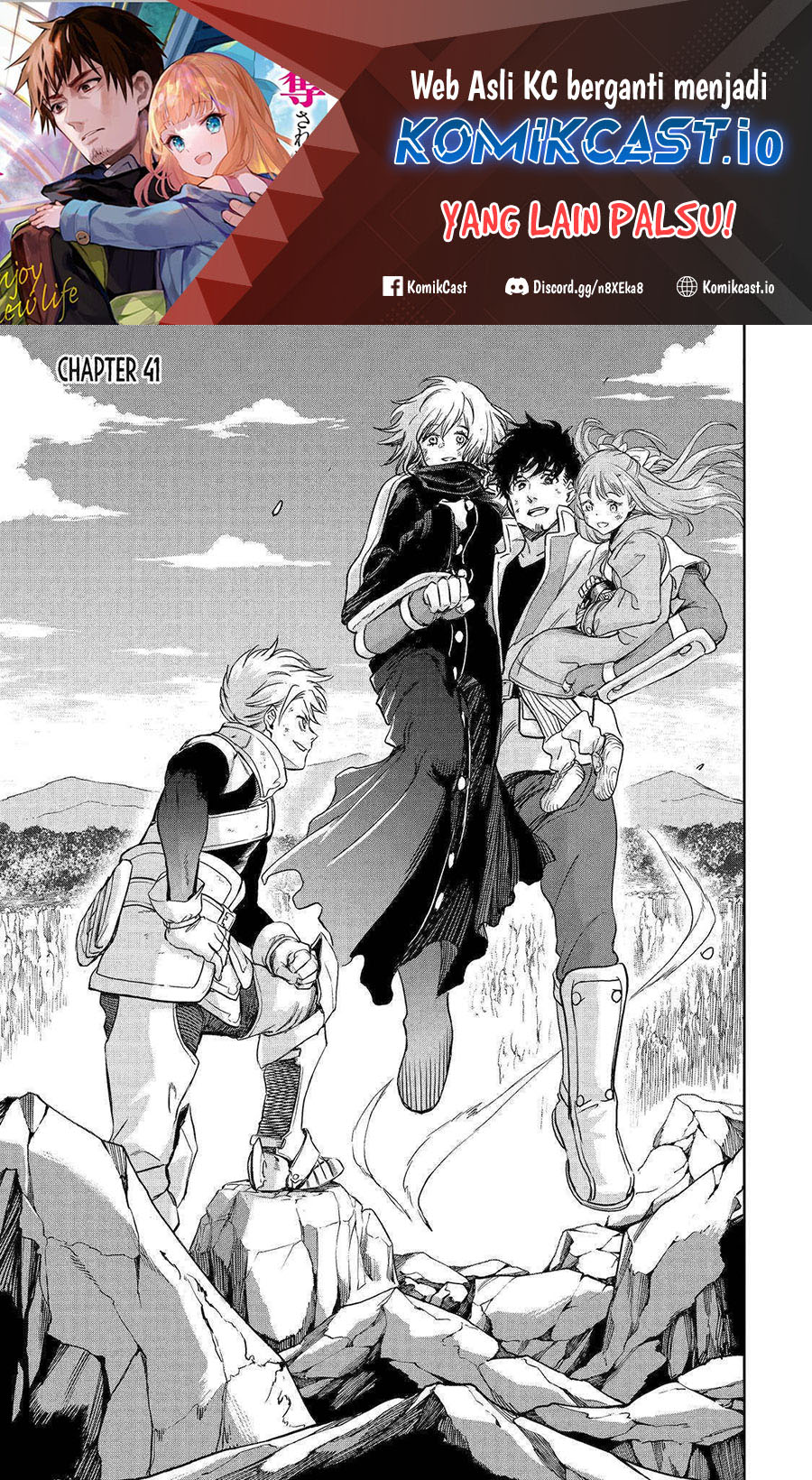 Boukensha License o Hakudatsu Sareta Ossan Dakedo, Manamusume ga Dekita no de Nonbiri Jinsei Chapter 41 Bahasa Indonesia