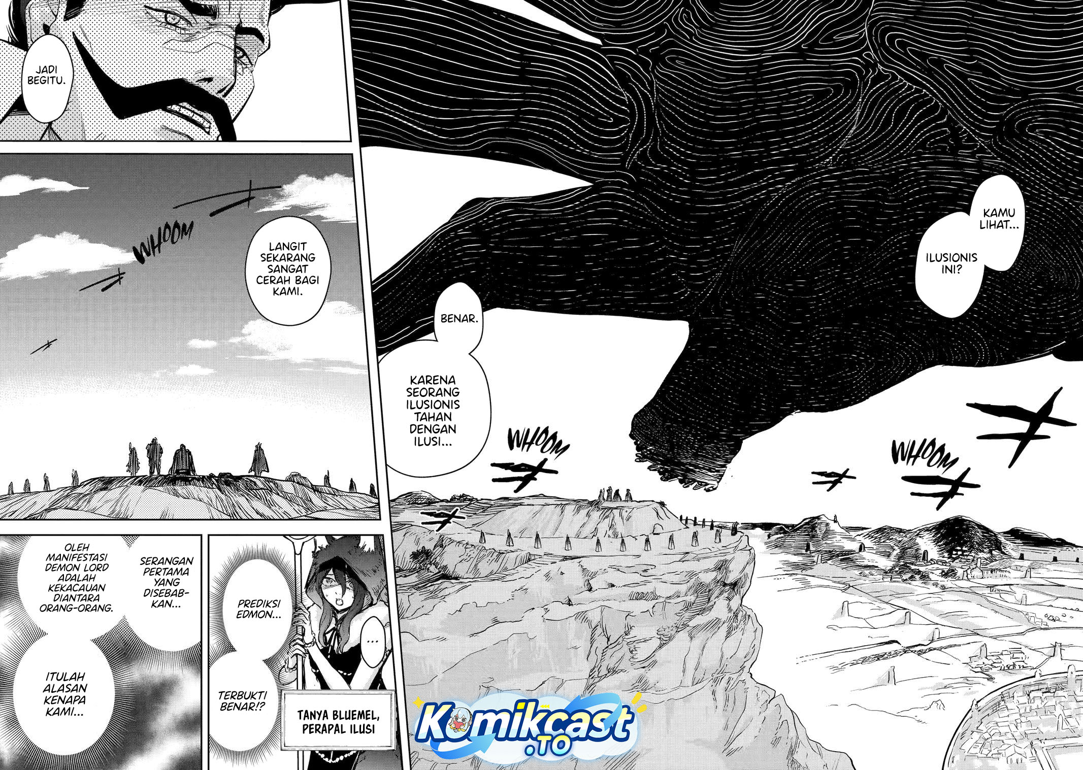Boukensha License o Hakudatsu Sareta Ossan Dakedo, Manamusume ga Dekita no de Nonbiri Jinsei Chapter 55 Bahasa Indonesia