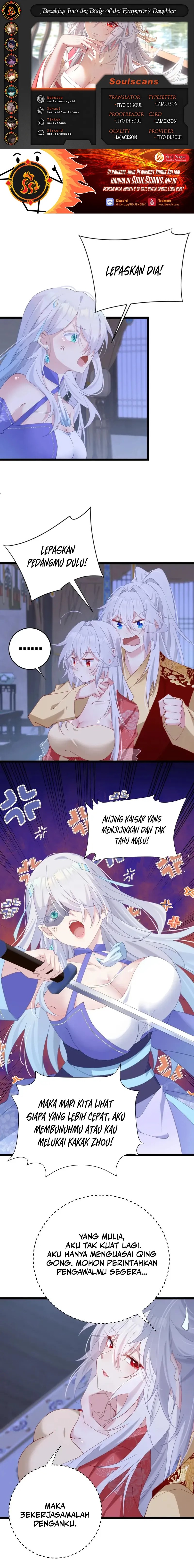 Breaking Into The Body of The Emperor’s Daughter (Unveiling the Emperor’s Secret) Chapter 06 Bahasa Indonesia