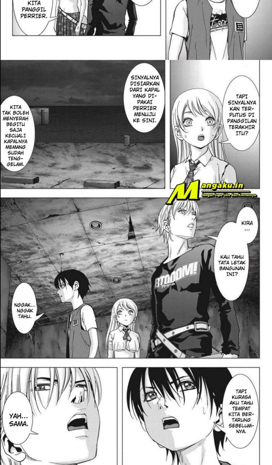 Btooom! Chapter 111.1 Bahasa Indonesia