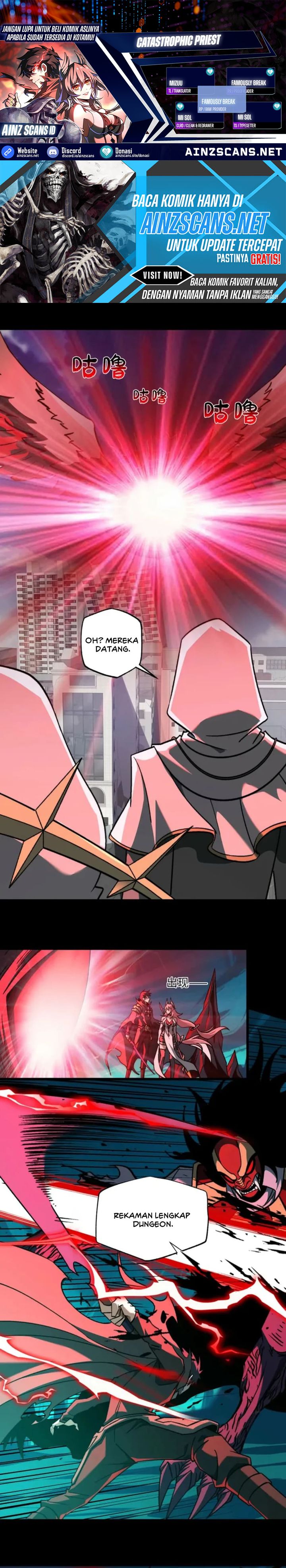 Catastrophic Priest Chapter 55 Bahasa Indonesia