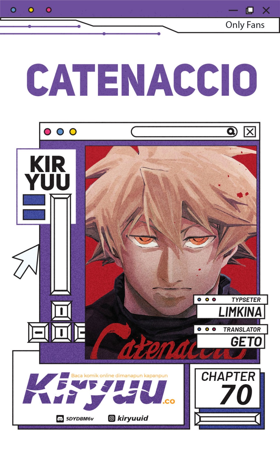 Catenaccio chapter 70