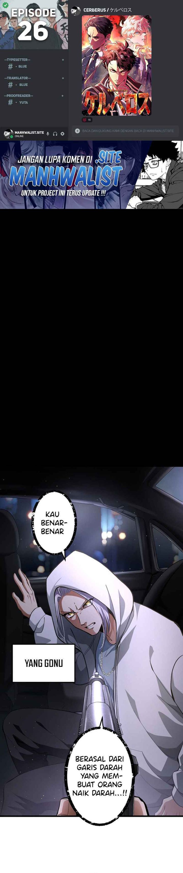 Cerberus Chapter 26 Bahasa Indonesia