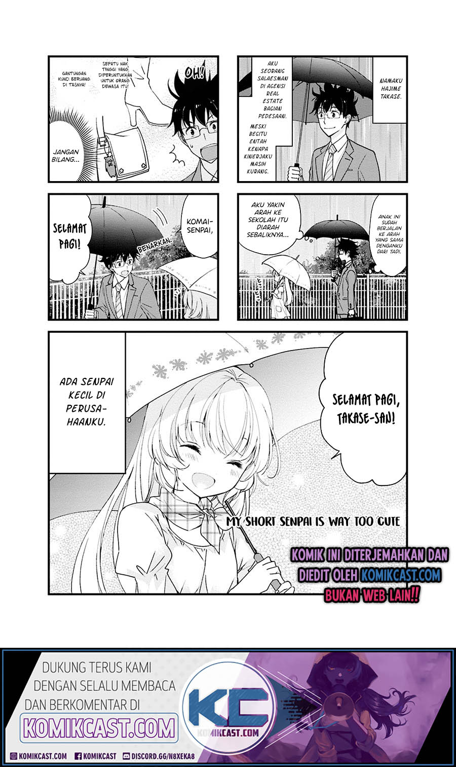 Chicchai Senpai ga Kawaisugiru chapter 12