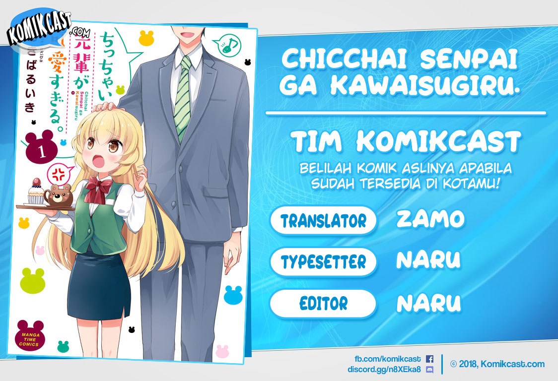 Chicchai Senpai ga Kawaisugiru Chapter 14 Bahasa Indonesia