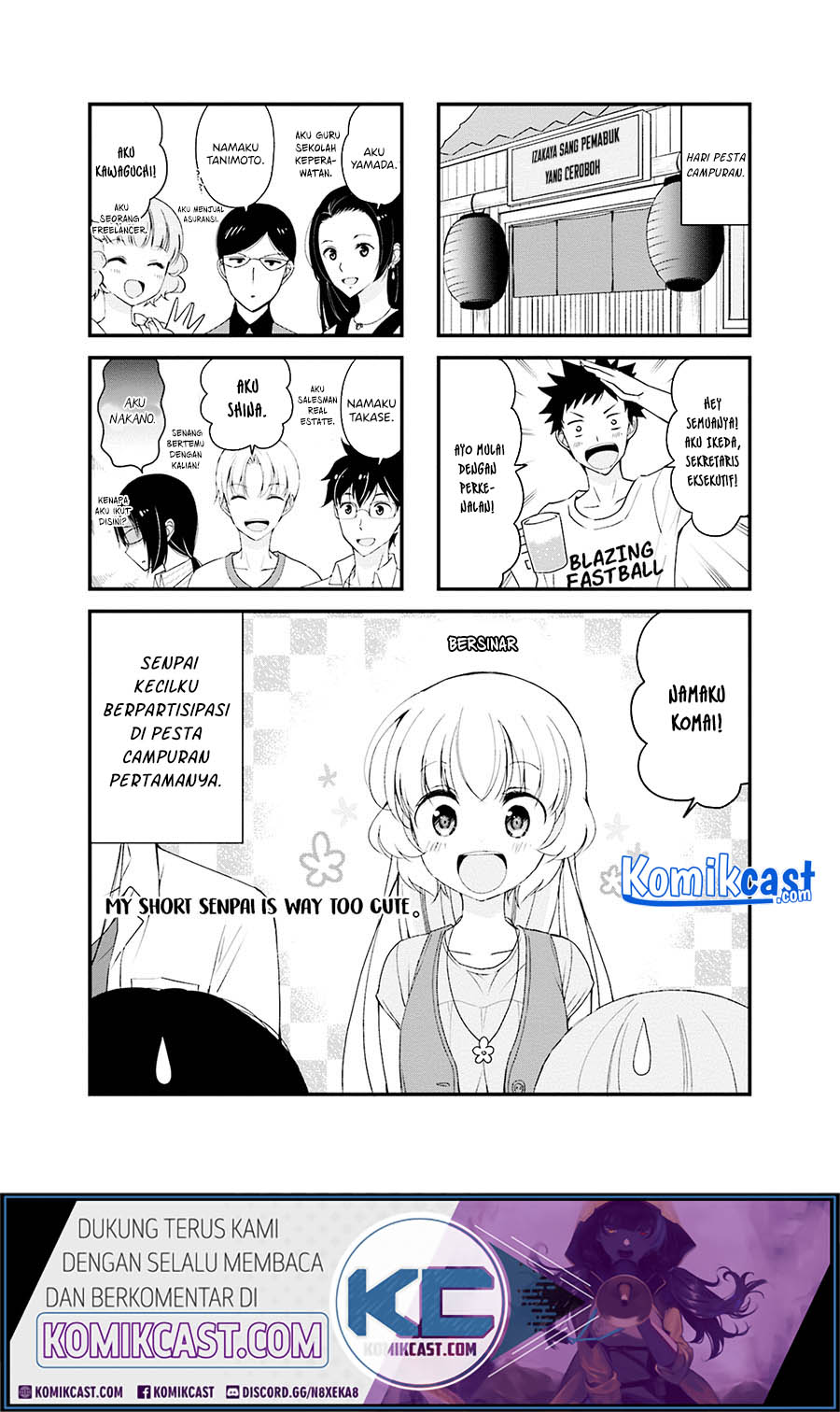 Chicchai Senpai ga Kawaisugiru Chapter 14 Bahasa Indonesia