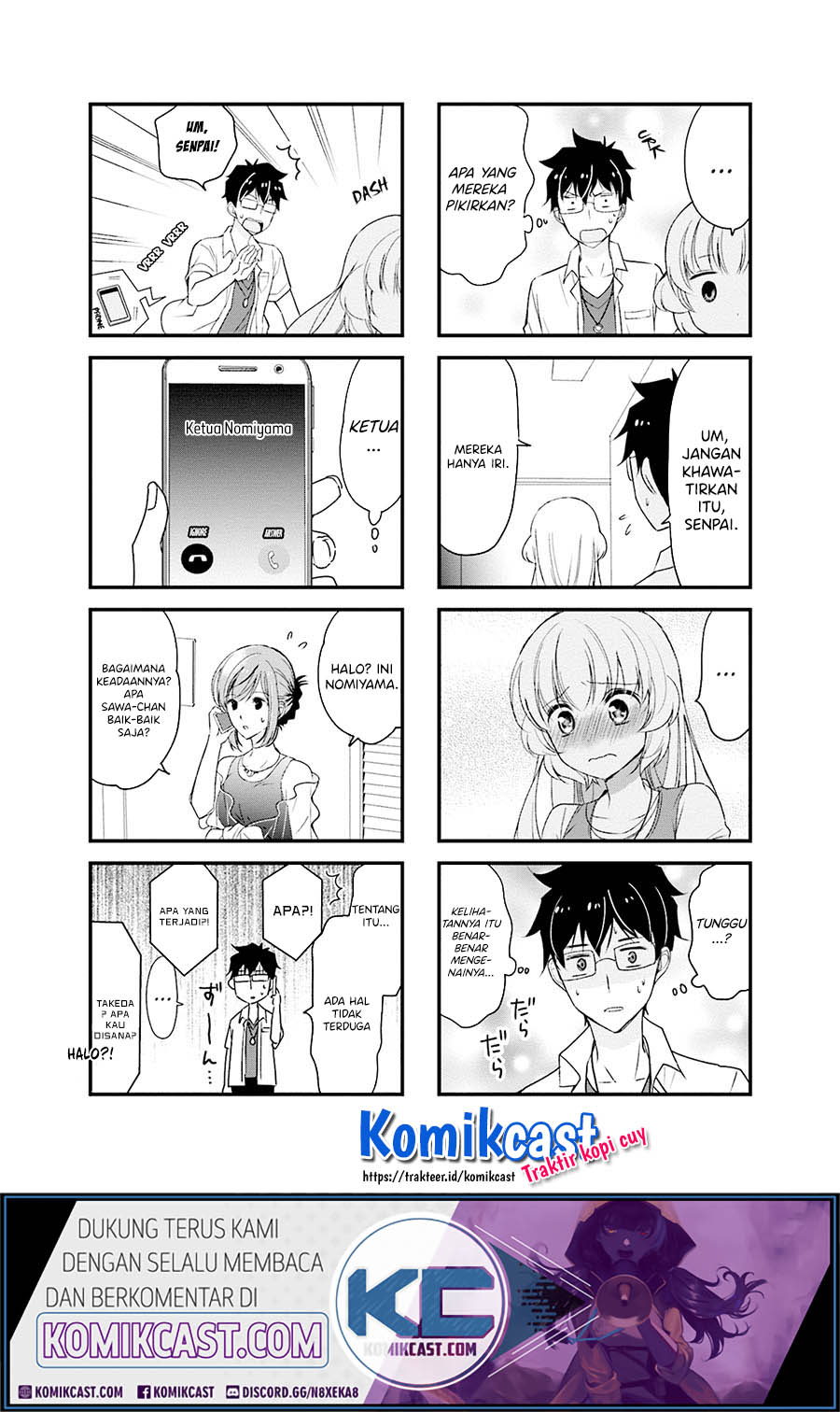 Chicchai Senpai ga Kawaisugiru Chapter 14 Bahasa Indonesia