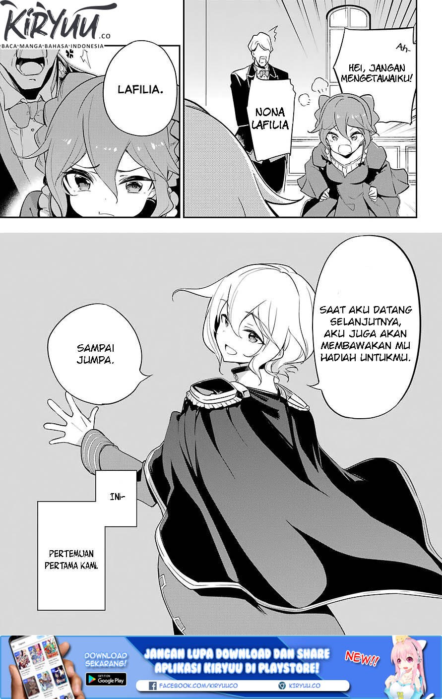 Chichi wa Eiyuu, Haha wa Seirei, Musume no Watashi wa Tenseisha Chapter 19 Bahasa Indonesia