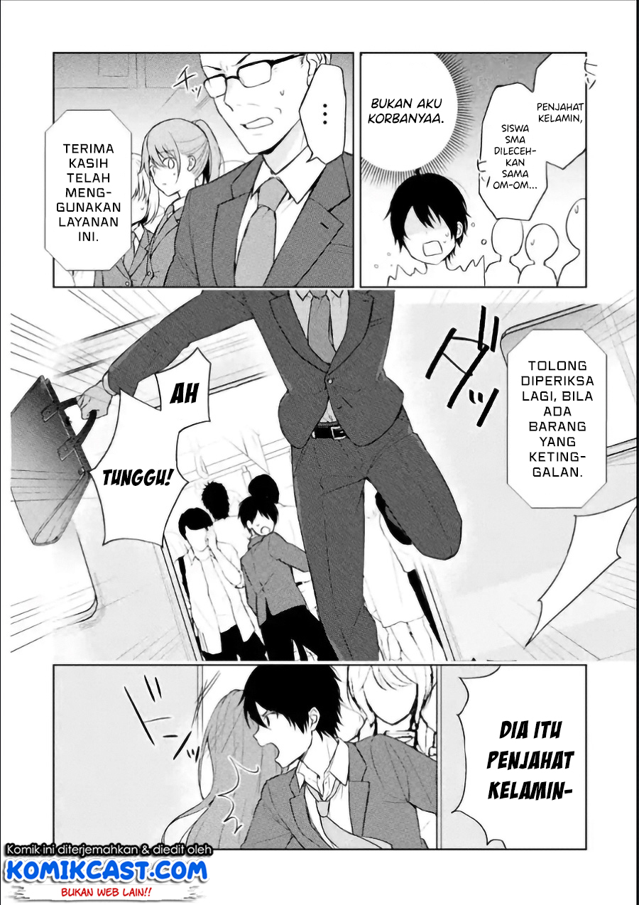 Chikan Saresou ni Natteiru S-kyuu Bishoujo wo Tasuketara Tonari no Seki no Osanajimi datta chapter 1