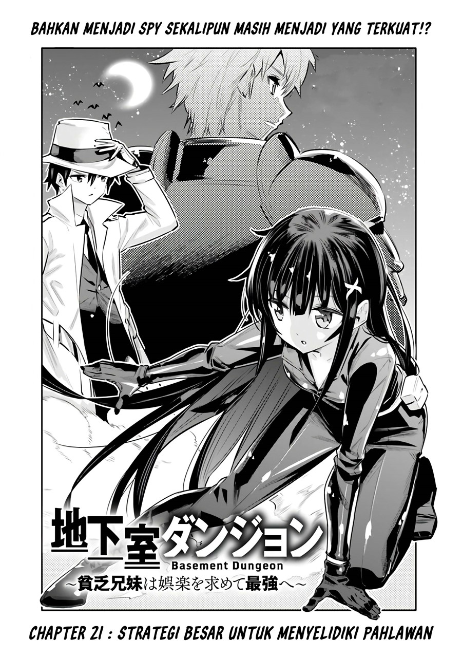 Chikashitsu Dungeon: Binbou Kyoudai wa Goraku o Motomete Saikyou e chapter 21